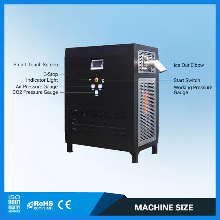 Industrieller Trockeneispelletizer 200 kg/h